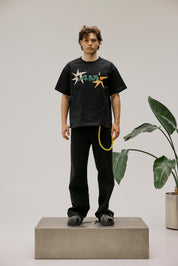 Star Logo T-Shirt Black