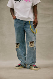 Vintage Feather Denim